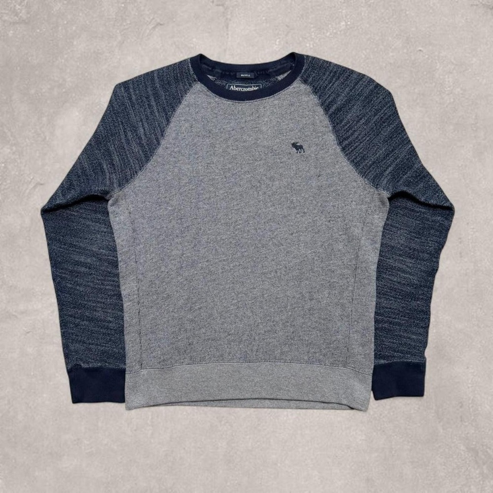 Vintage Abercrombie & Fitch Embroidered Raglan Pullover Crewneck Sweater